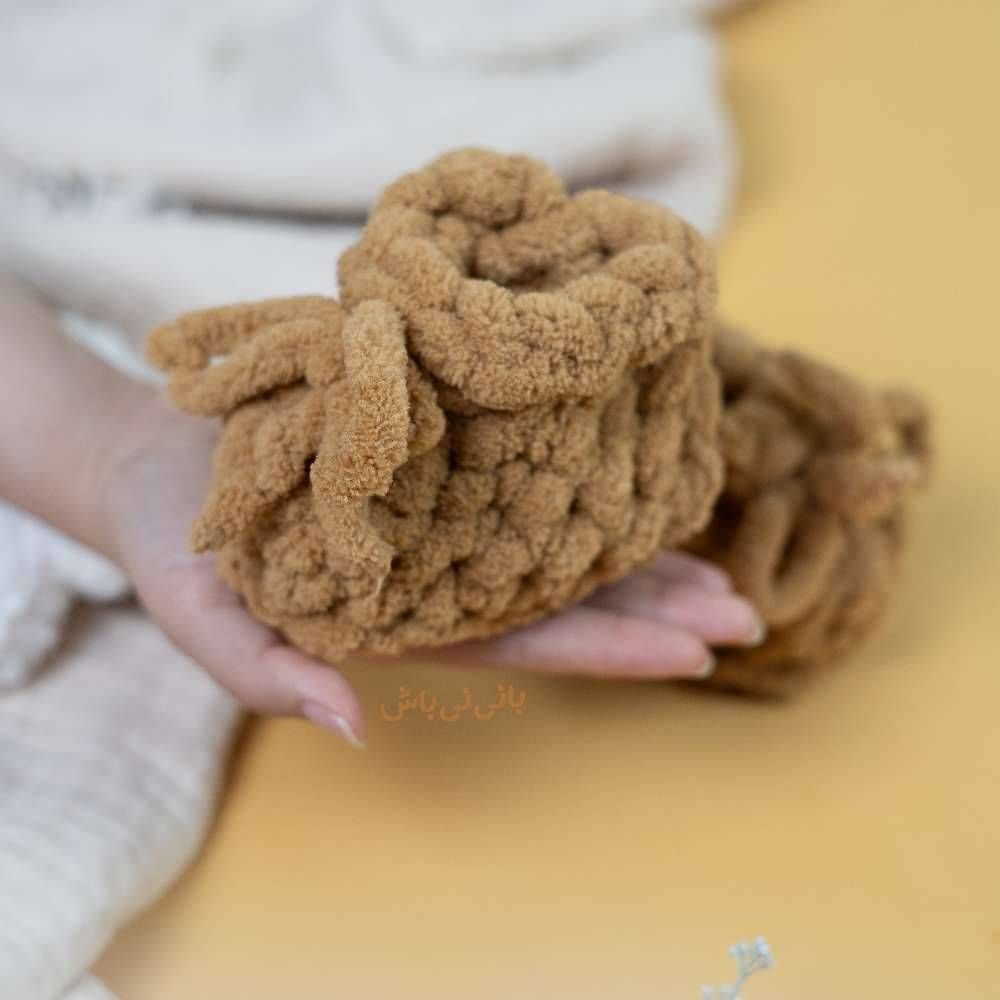 پاپوش پافی عسلی ۰تا۶ماه